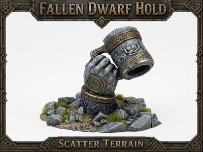 Fallen Dwarf Hold Scatter Terrain I