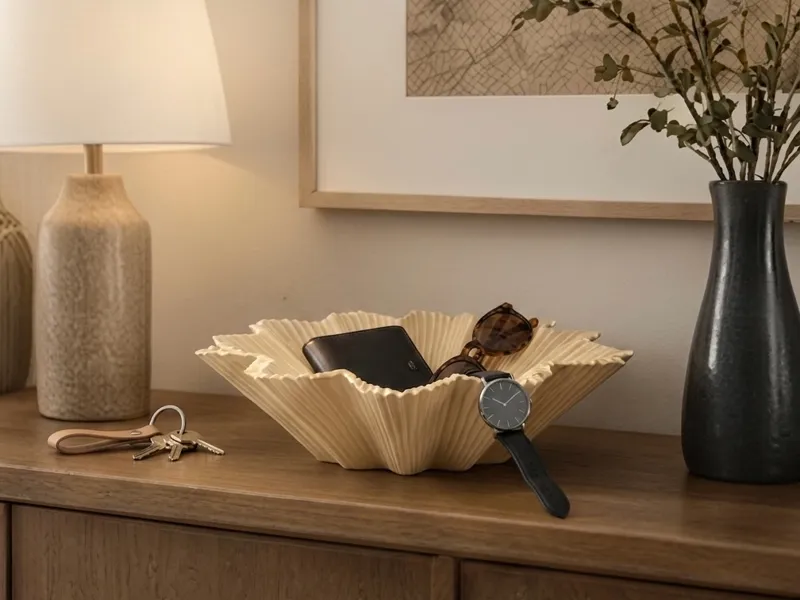 Japandi Ripple Catchall Bowl