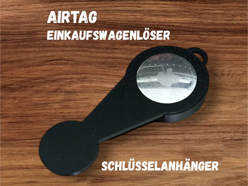 AirTag Einkaufswagenlöser mit Schlüsselanhänger