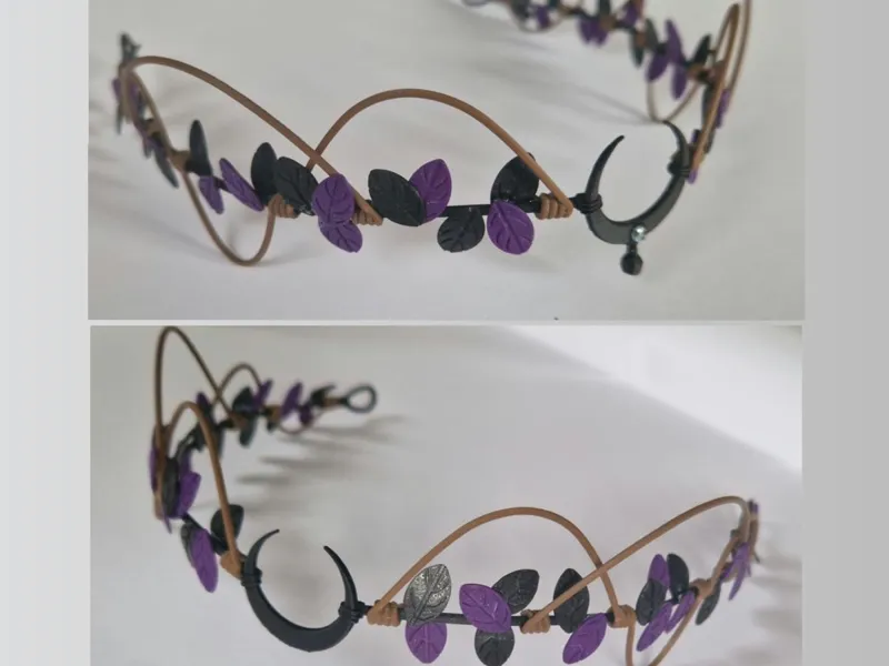 Fantasy Tiara im Mond Design