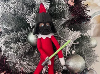 Elf on the Shelf – Darth Vader Helmet