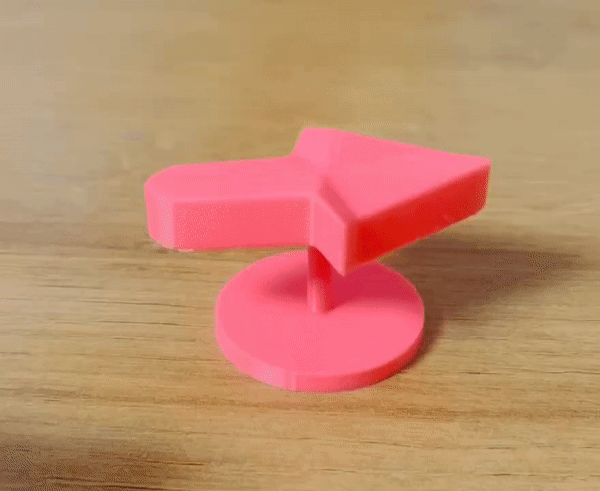 Miniatura 1 do modelo 3D 永远指向右侧的错觉箭头