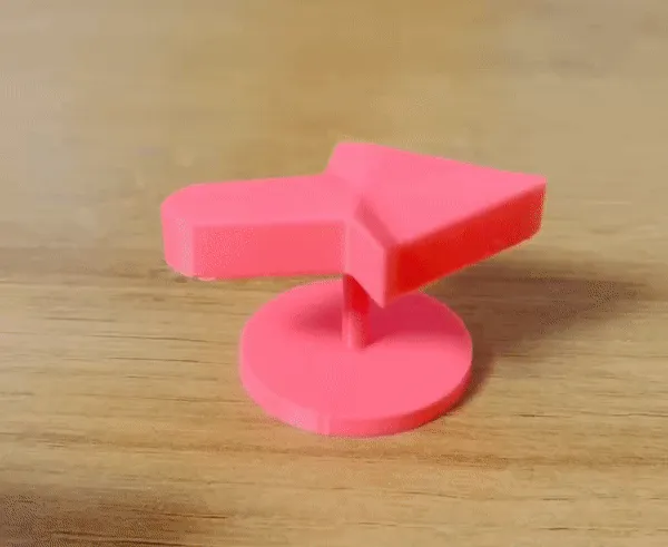 Miniatura 2 do modelo 3D 永远指向右侧的错觉箭头