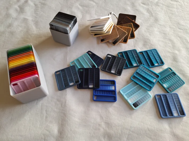 Dual-Tone HueForge Calibration Swatches (No AMS)