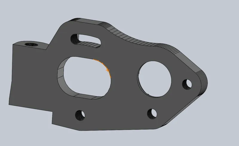 RC F1: HPD EVO 2 Right Pod for Brushed Motors