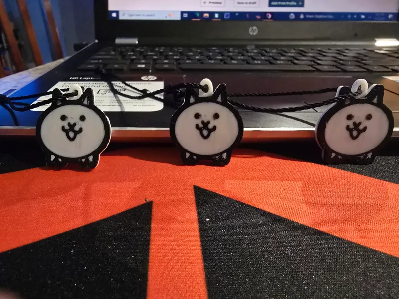 Battle Cats keychain