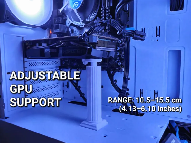 Adjustable GPU Support Stand/Holder MAGNETIC