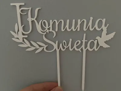 Cake topper - First Holy Communion