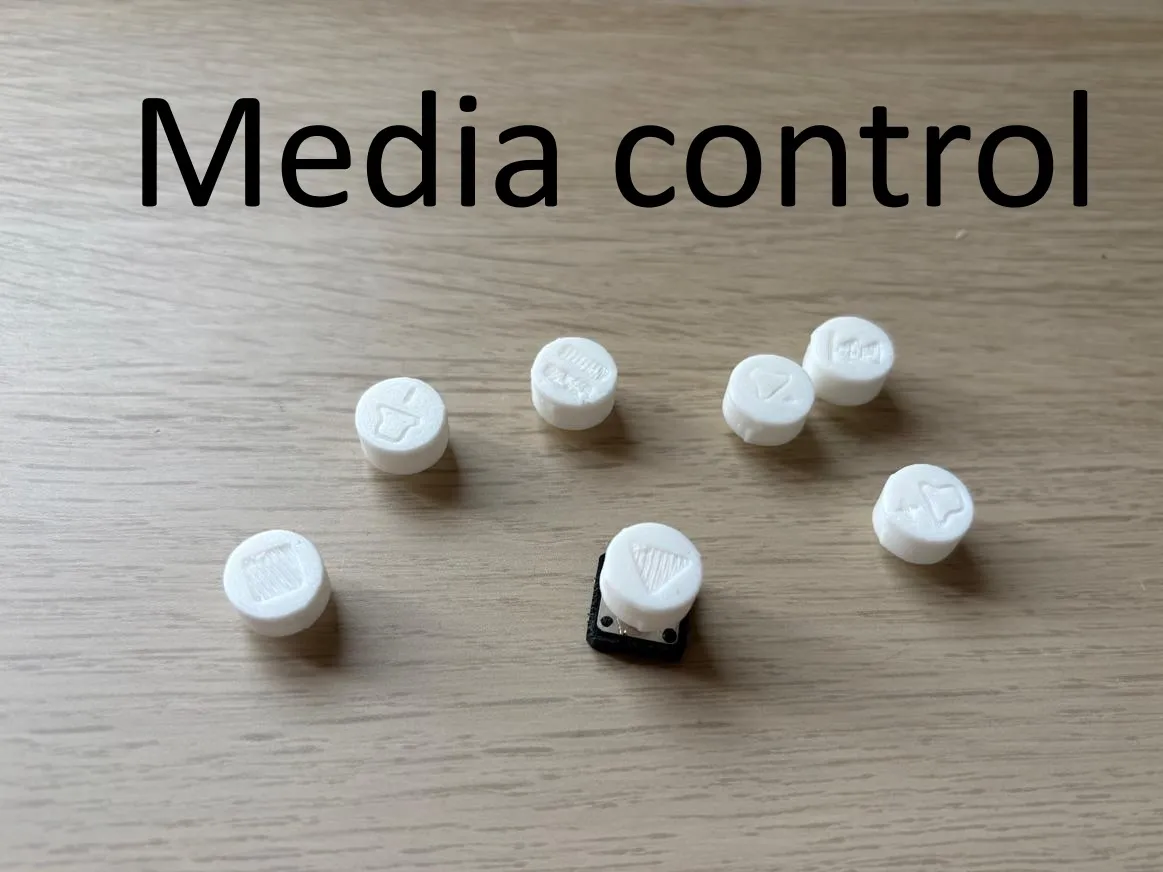 Arduino 4-Pin Button Caps – Media Control set - Free 3D Print Model ...