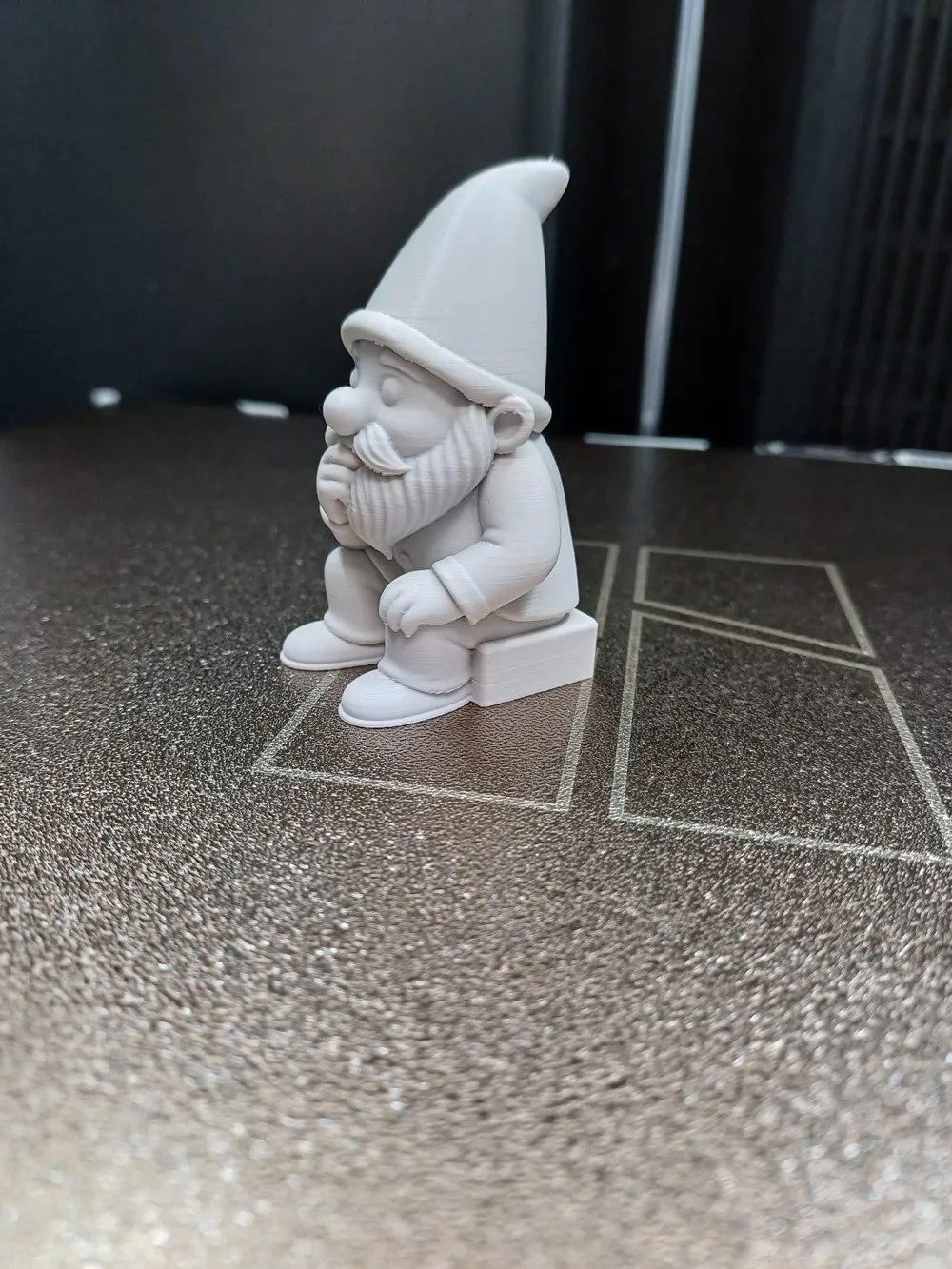 Pondering Pete the Thoughtful Gnome - Free 3D Print Model - MakerWorld