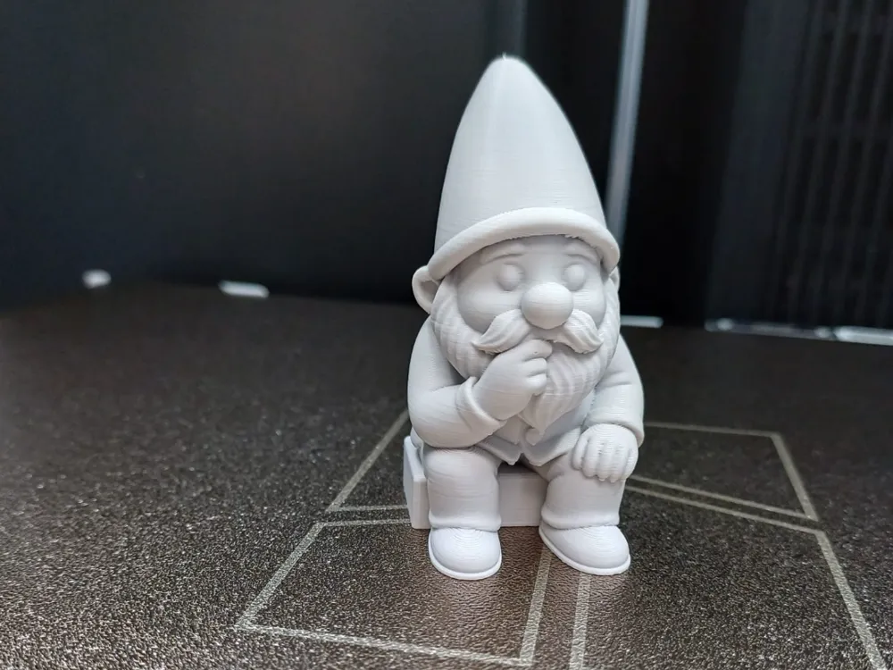 Pondering Pete the Thoughtful Gnome - Free 3D Print Model - MakerWorld
