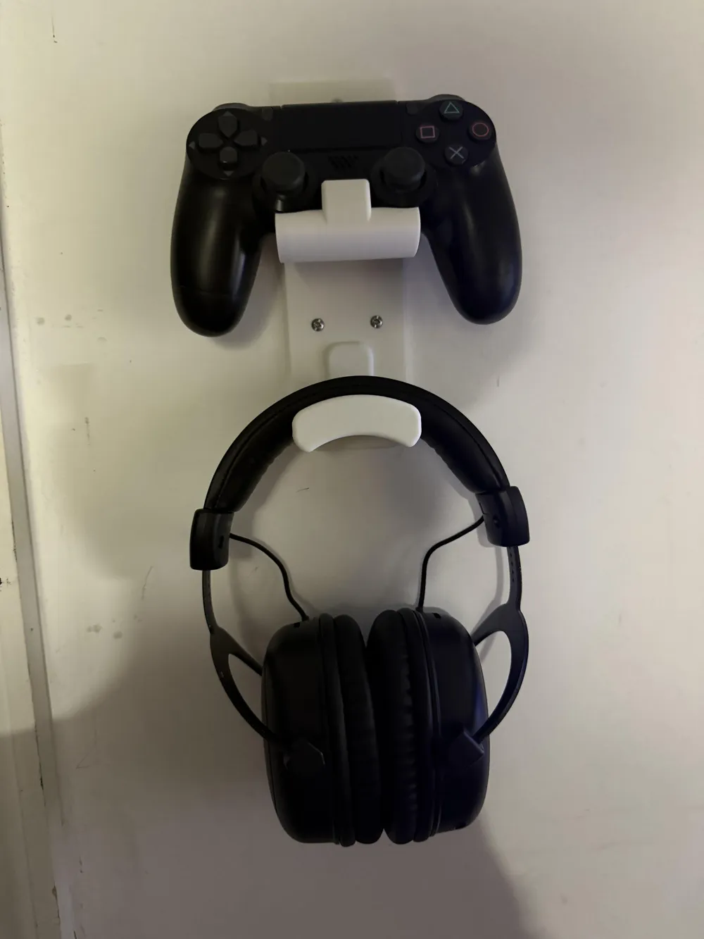 Wall Mounted PS4 and Headphone holder - Free 3D Print Model - MakerWorld