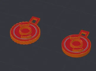 Beybladex keychain V2