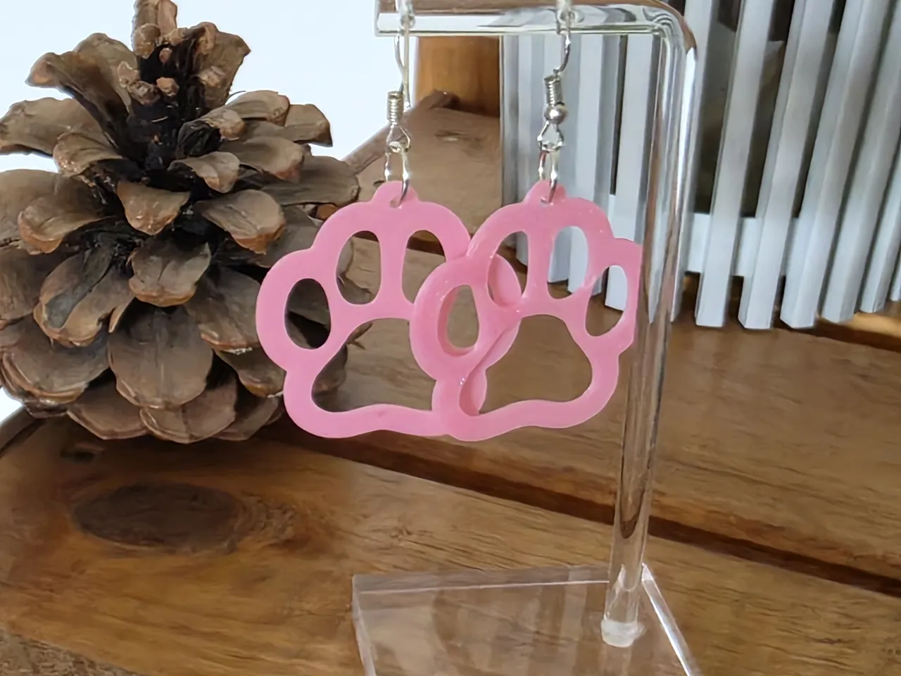Pendientes Huella Perro view 2