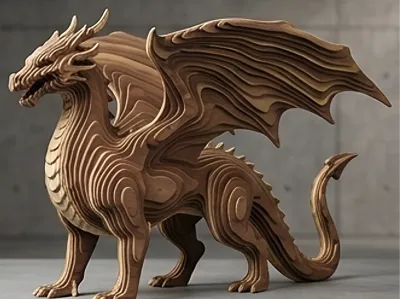 Layered Topography Dragon