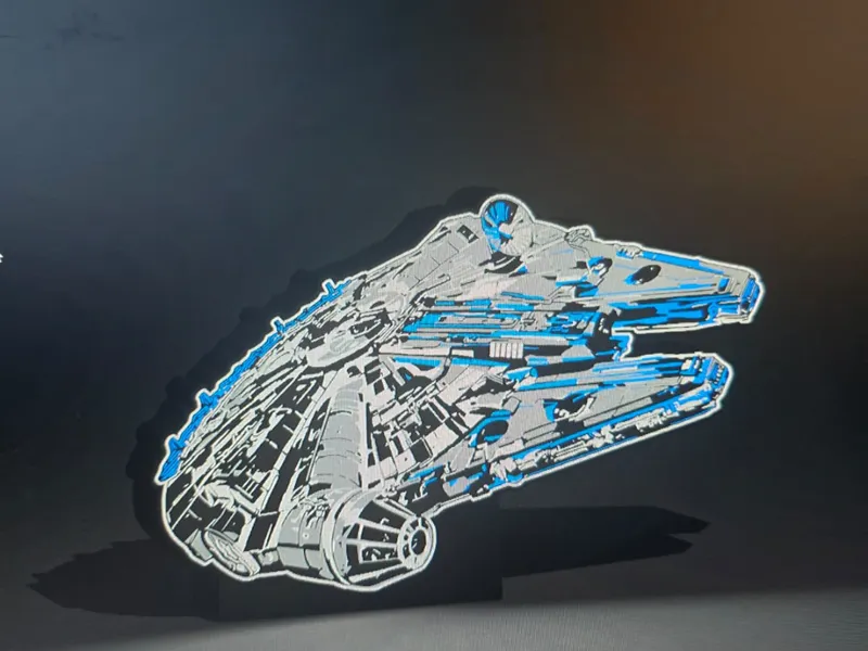 LightBox_Millennium Falcon