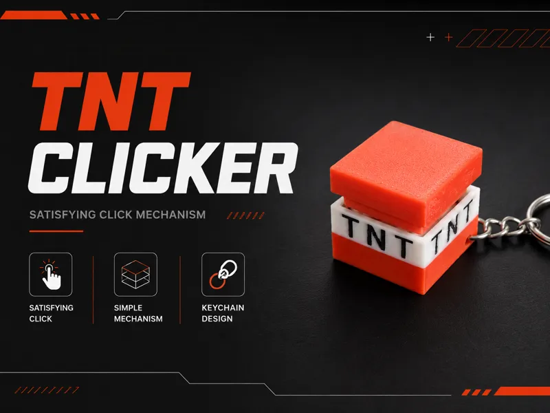TNT Clicker Keyring