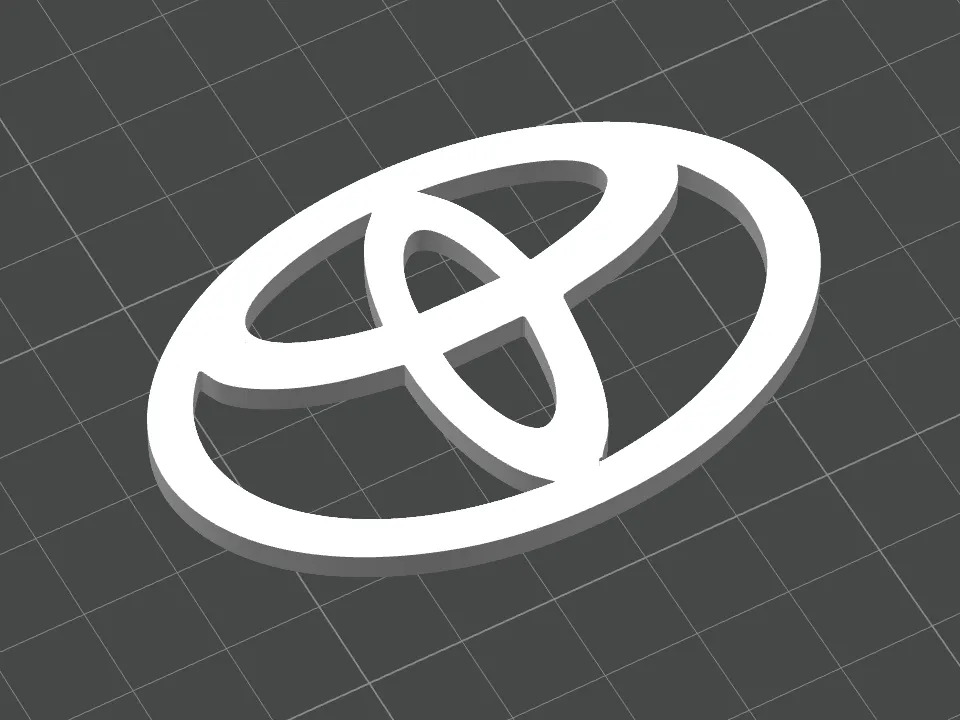 Logo emblème Toyota (sans texte)