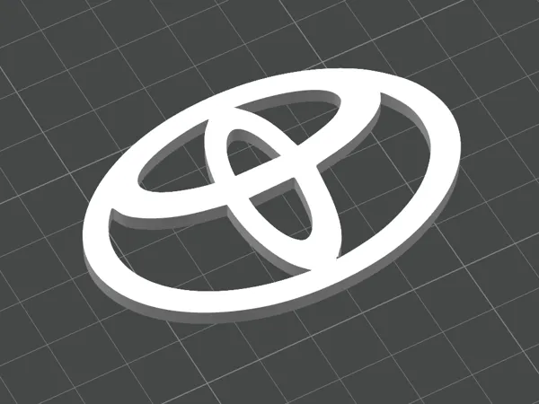 Logo emblème Toyota (sans texte)