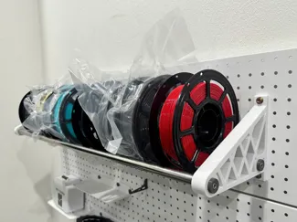 Filament spool wall holder