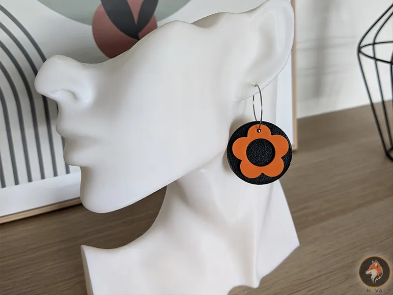 Boucles d’oreilles "Fleurs" 