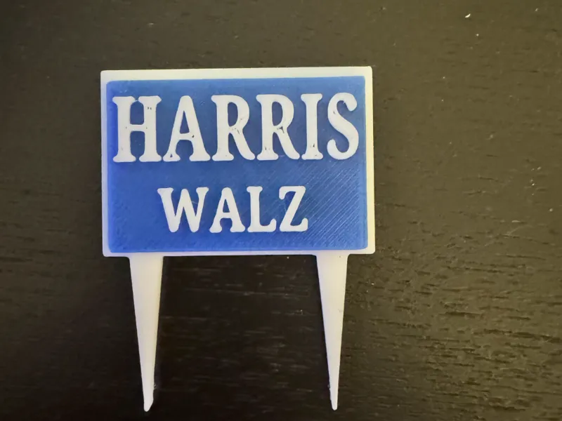 Harris Fairy Lawn Sign