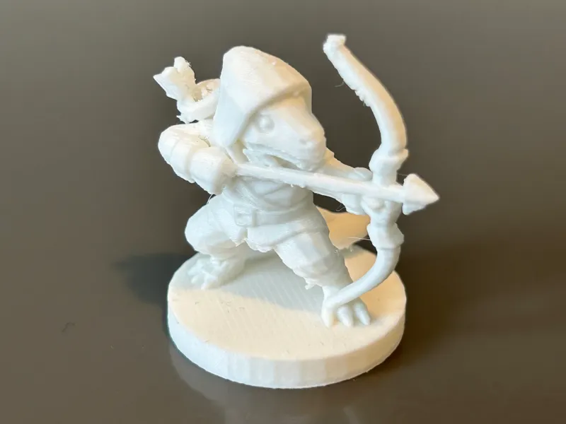 Kobold Ranger for TTRPG / D&D, Low-Poly Miniature