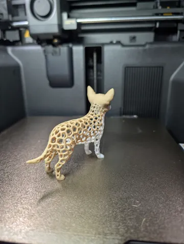Figura decorativa: Voronoi Dog Chihuahua Figure Sculpture — vista de referencia 5