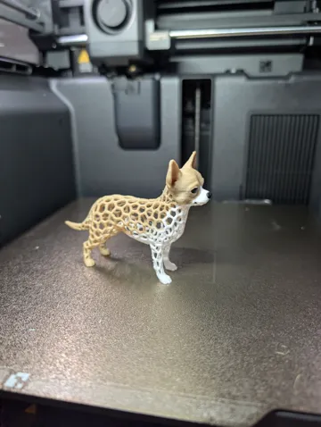 Figura decorativa: Voronoi Dog Chihuahua Figure Sculpture — vista de referencia 4
