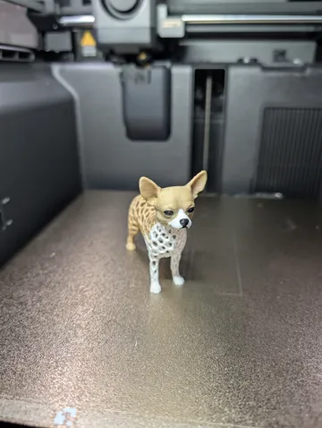Figura decorativa: Voronoi Dog Chihuahua Figure Sculpture — vista de referencia 3