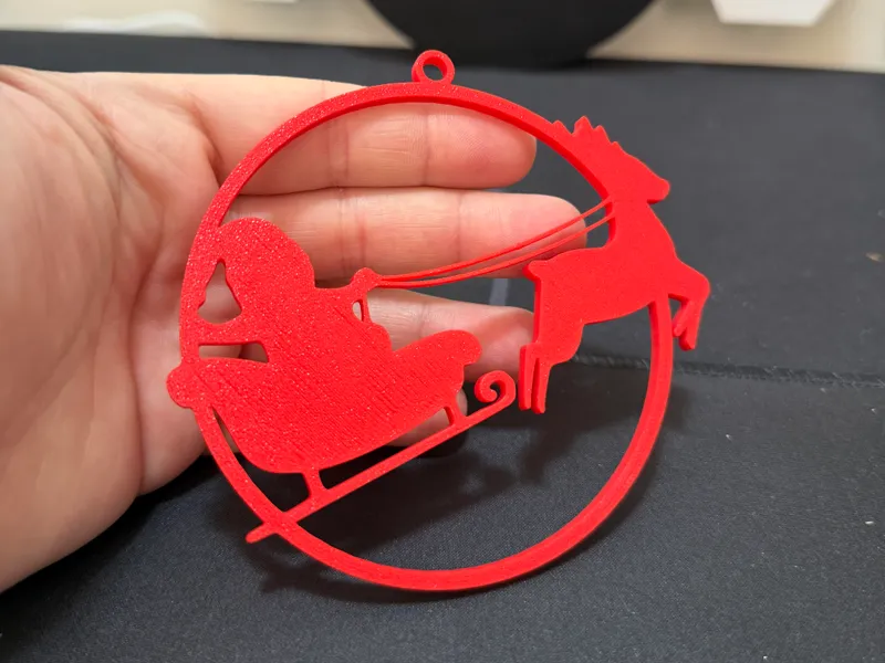 Christmas ornament Santa