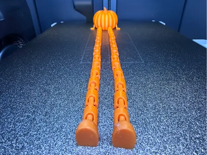 Super Long Pumpkin Flexi Legs