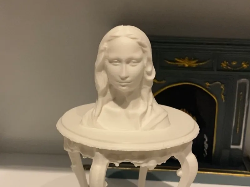 Miniature Mona Lisa Bust 