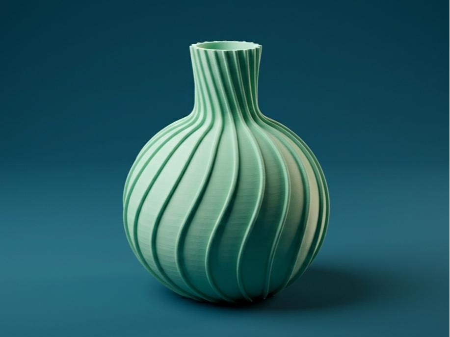 Decorative vase-Radial Bloom