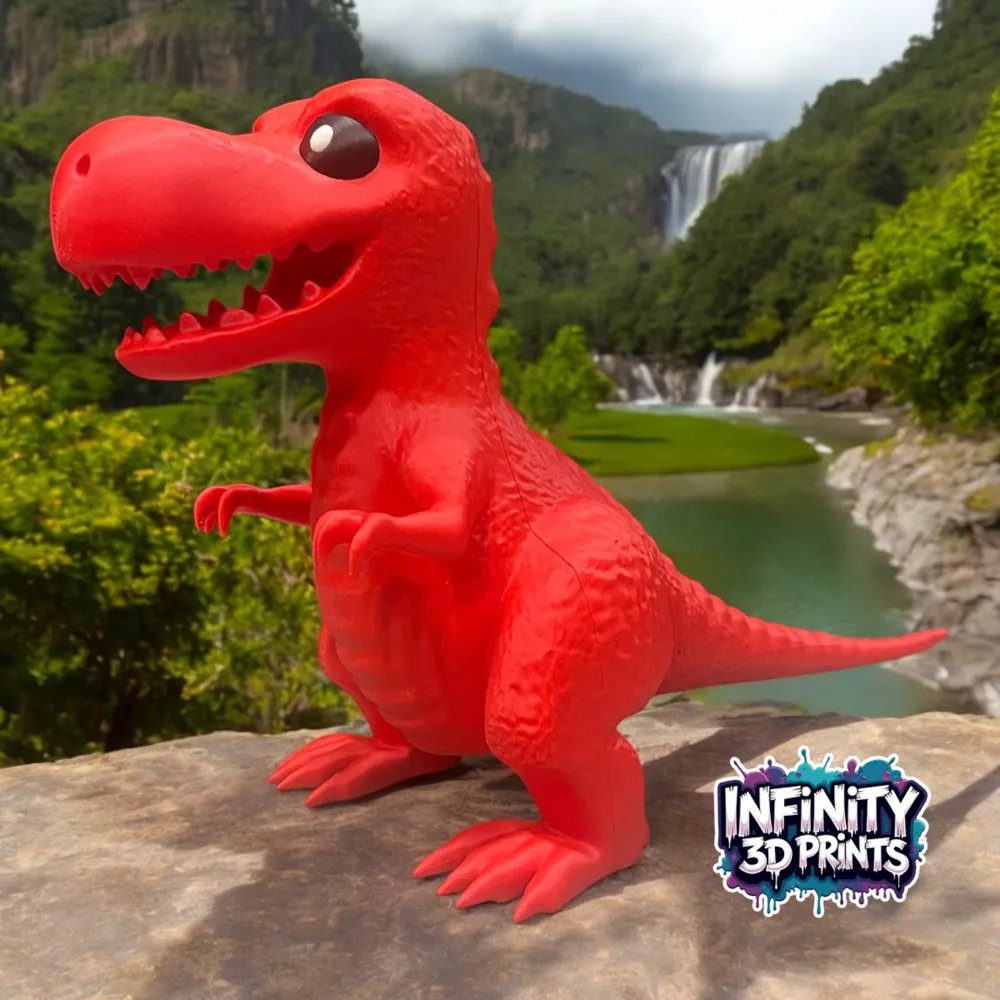 Tyrannosaure Rex Debout - Modèle d'Impression 3D Gratuit - MakerWorld, image size:1000x1000