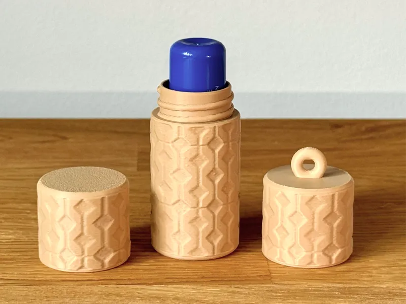 Geometric Diamond Lip Balm Holder