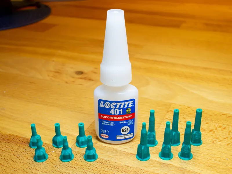 Super Glue Nozzle, various variants