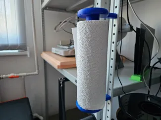 Paper Towel Holder for Rack or Wall Mount