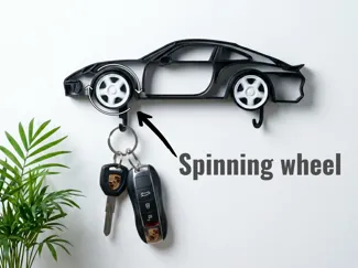Key holder-Porsche 911