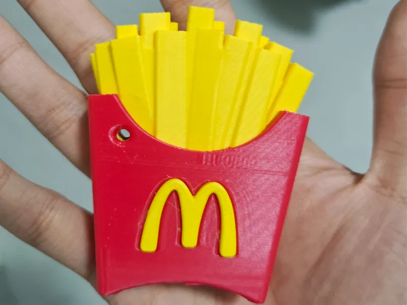 薯条门禁卡套 装饰