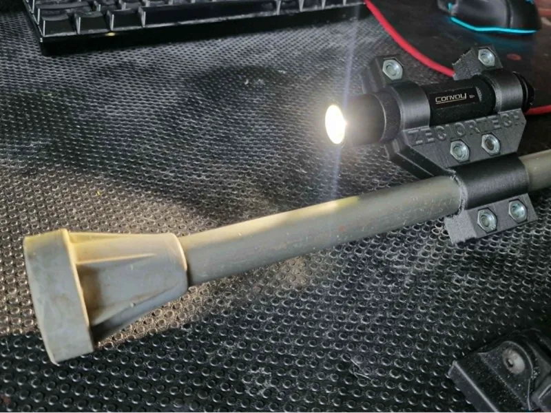 crutch tactic flashlight convoy S2+ and similar