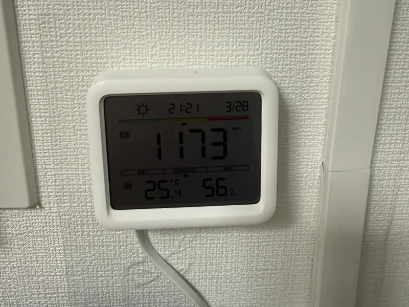SwitchBot CO2 Sensor Wall Mount Drywall Pin Type