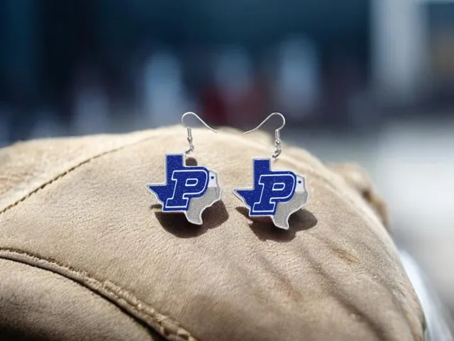 Varsity Texas P earrings