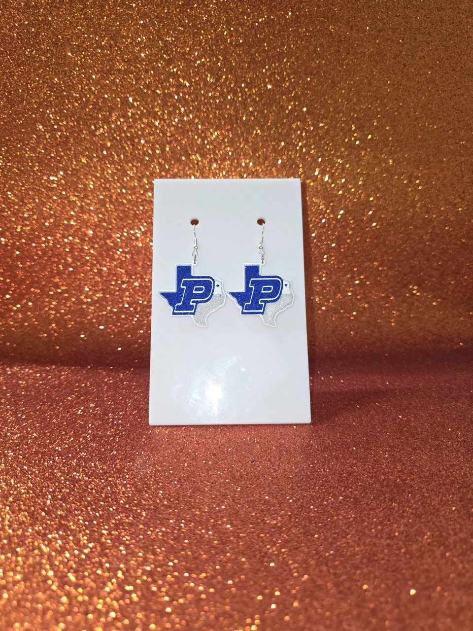 Varsity Texas P earrings view 2