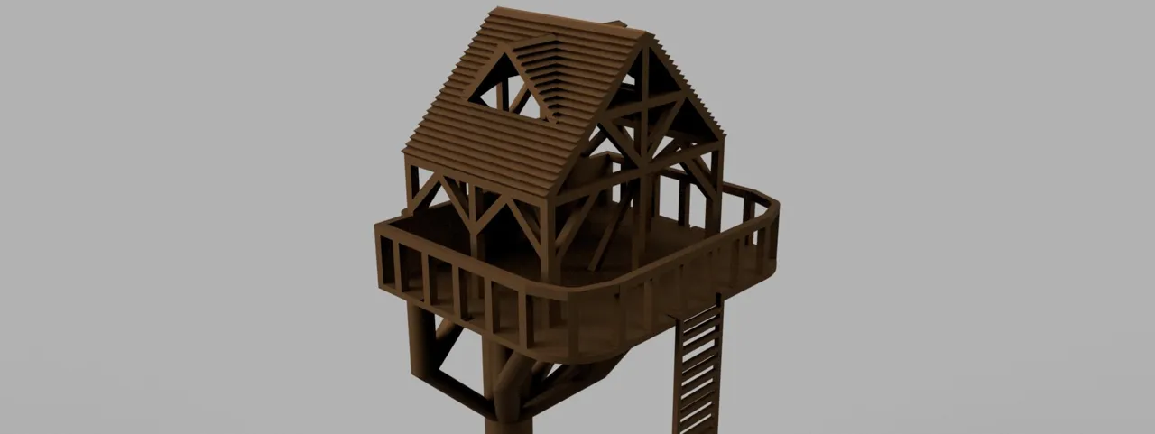 Mini city treehouse - plant decoration view 3