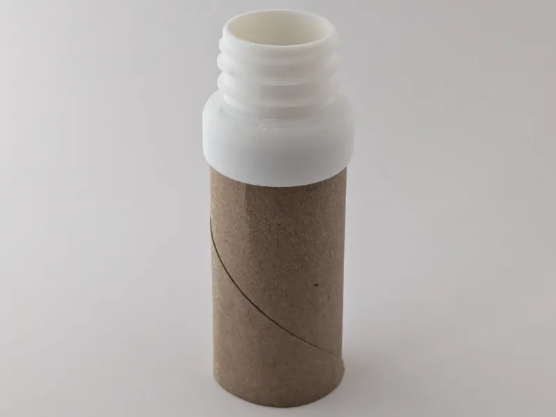 Bottle Cap Towel Roll Container
