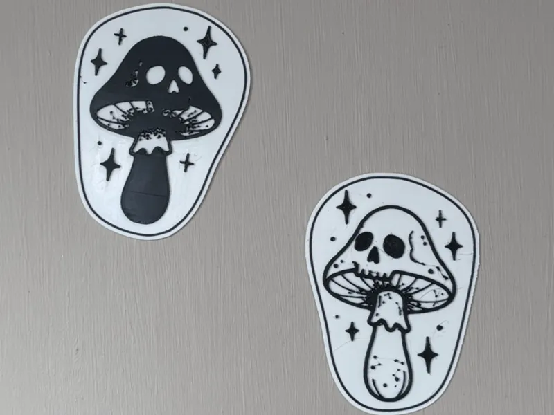 Spooky Mushroom Wall Art