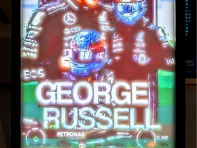George Russell Victory or Nothing litho