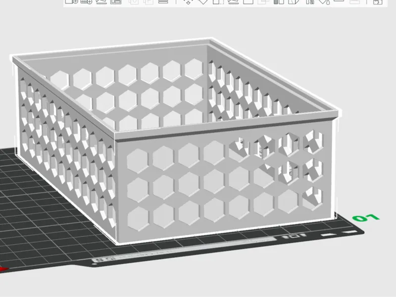 Stackable Storage Container 150mm x 100mm x 50mm