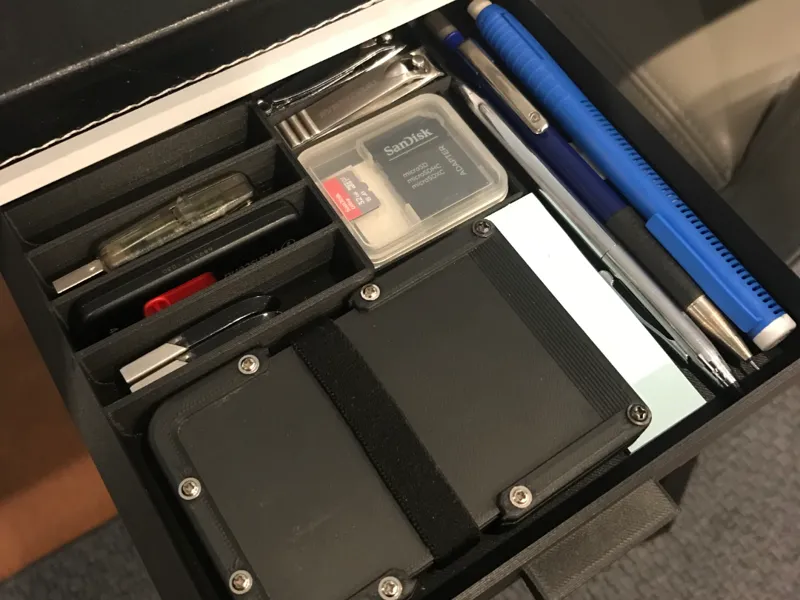 Under Desk Drawer (with added organizers)